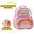 Mochila Infantil Menina Feminina Escolar Arco Iris - Imagem 3