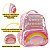 Mochila Infantil Menina Feminina Escolar Arco Iris - Imagem 4