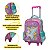 Kit Mochila Rodinha Lancheira Estojo Escolar Unicornio - Imagem 3