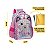 Mochila Costas Infantil Meninas Gatinho Metalizada - Imagem 2