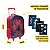 Kit Mochila Rodinha Super Spider Infantil Escola - Imagem 2