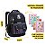 Mochila Costas Wandinha Addams Escolar Chaveiro Infantil - Imagem 3