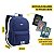 Mochila Juvenil Masculina Escolar Faculdade e Resistente - Imagem 5