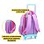 Kit Mochila Rodinha Lancheira Estojo Sereia Escolar Meninas - Imagem 4