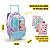 Kit Mochila Rodinha Escolar Splash Sereia Meninas 3 Peças - Imagem 2