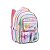 Mochila Escolar Feminina Juvenil Holográfica Love Reforçada - Imagem 1