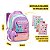 Mochila Costas Juvenil Feminina Escolar Com Pompom Moderna - Imagem 2