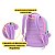 Mochila Costas Juvenil Feminina Escolar Com Pompom Moderna - Imagem 4