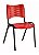 Cadeira Plast Vermelha Empilhavel - Imagem 1