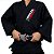 Kimono Jiu-Jitsu Infantil Reforçado Preto Brazil Combat - Imagem 4