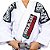 Kimono Jiu-JItsu Infantil Xtra-Lite Branco Brazil Combat - Imagem 4