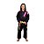 Kimono Jiu-JItsu Feminino Infantil Xtra-Lite Preto com Rosa Brazil Combat - Imagem 1