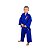 Kimono Jiu-Jitsu Infantil Reforçado Azul Brazil Combat - Imagem 3