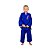 Kimono Jiu-Jitsu Infantil Reforçado Azul Brazil Combat - Imagem 1