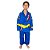 Kimono Jiu-JItsu Infantil Xtra-Lite Azul Brazil Combat - Imagem 1