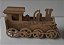 Locomotiva quebra-cabeça em MDF - Imagem 1