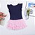 Vestidos Peppa Pig Com Tule Rosa e Azul - Imagem 4