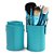 Kit De 12 Pinceis Maquiagem Mac Case Couro Frete Grátis - Imagem 3