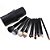 Kit De 12 Pinceis Maquiagem Mac Case Couro Frete Grátis - Imagem 4