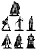 Batman Black & White (Mini PVC Figure 7-Pack) # Set 3 - Imagem 2