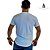 Camiseta LONGLINE Casual Masculina Slim Algodão Canelado - Imagem 6