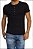 KIT COM 3 Camiseta HENLEY Classic SLIM FIT Manga CURTA Gola Portuguesa - Imagem 4