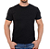 KIT 2 Camiseta PRETA T-SHIRT Casual 100% Algodão Penteado - Imagem 3