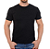 KIT 2 Camiseta BRANCA / PRETA T-SHIRT Casual 100% Algodão Penteado - Imagem 2