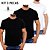 KIT 3 Camiseta 2 PRETA+ 1 BRANCA T-SHIRT Casual 100% Algodão Penteado - Imagem 1