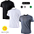 Camiseta Masculina Básica Dry Fit  Malha Fria Academia Premium - 4 CORES - Imagem 1