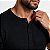 Kit 2 Camisetas Henley Masculinas Caneladas Manga Curta Slim Fit 4 Botões J Silver - Imagem 5