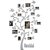 Árvore de fotos Família em MDF 1,36m x 2,13m - Imagem 4