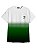 Camiseta Masculina Tecido Elastano Superior Swag On | Degrade Verde - Imagem 1