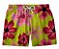Short Masculino de Tactel | Flores Vermelhas com Fundo Amarelo - Imagem 1