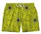 Short Masculino de Tactel | Flores Linhas Fundo Amarelo - Imagem 1