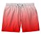 Short Masculino de Tactel | Degradê Vermelho - Imagem 1