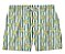 Short Masculino de Tactel | Folhas Listras Verdes - Imagem 1