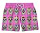 Short Masculino de Tactel | Crânios Fundo Rosa - Imagem 1