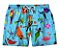 Short Masculino de Tactel | Pássaros fundo azul - Imagem 1