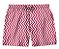 Short Masculino de Tactel | Listras Zig Zag Vermelho - Imagem 1