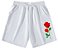 Bermuda Masculina de Moletom |  Branca Rosa Vermelha - Imagem 1