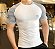Camisetas Masculinas de Compressão Mangas Raglan - Imagem 6