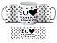 Caneca Personalizada - Curso Arquitetura e Urbanismo - Eu amo arquitetura e Urbanismo - simbolo  MD03 - Imagem 1