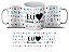 Caneca Personalizada - Curso Biomedicina - Eu amo biomedicina icones coloridos MD05 - Imagem 1