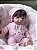 Bebê Reborn silicone sólido kit Loulou - Imagem 1
