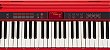 Teclado Roland Go:Keys 61 Teclas com Fonte Bivolt - Vermelho - Imagem 2
