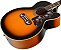 Violão Eletroacústico Epiphone Jumbo EJ-200SCE Gold Vintage Sunburst - Imagem 7