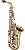 Saxofone Sax Alto Eagle SA500 LN Chaves Niqueladas - Imagem 1