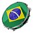 Pandeiro Torelli Injetado 10" Verde Brasil TP350VE - Imagem 1