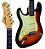 Guitarra Canhota Tagima Woodstock TG-500 LH SB DF/MF Sunburst - Imagem 2